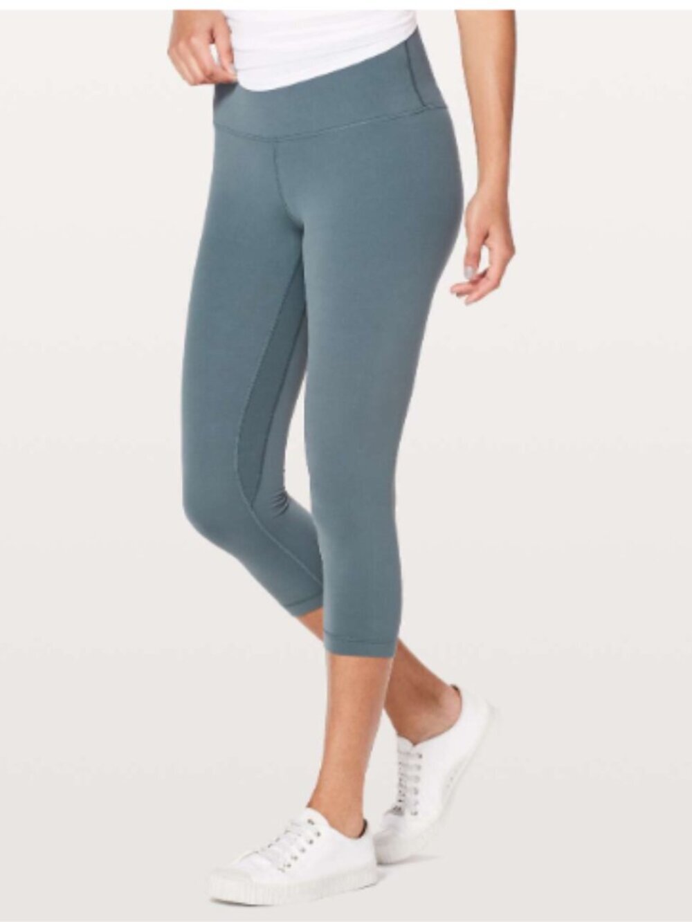 Lululemon 21" Align HR Crop Oil Blue 6 Buttery Soft Nulu